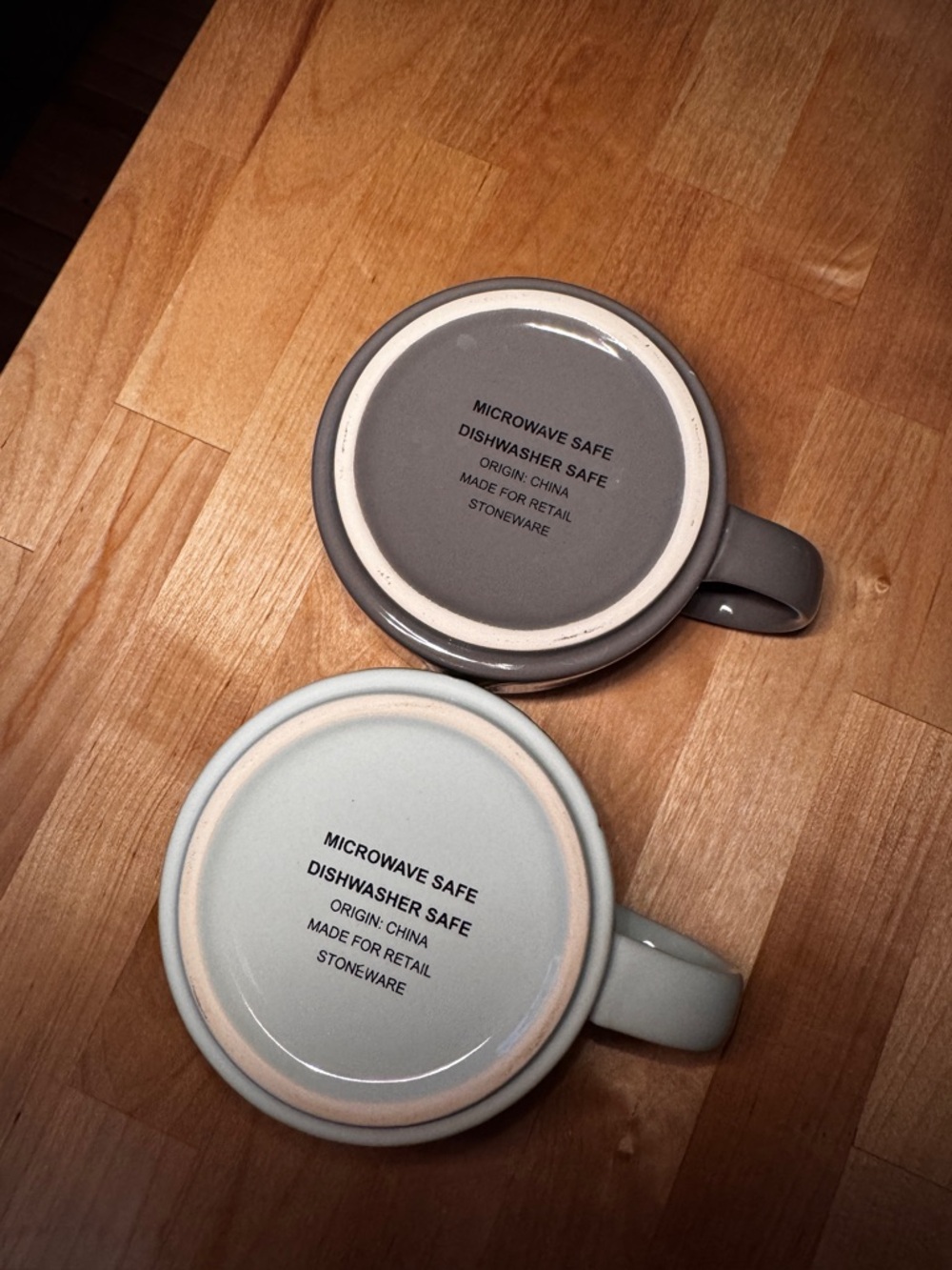 Target Gray Ceramic Mug Set with Text & XO Pattern - Picture 4 of 6